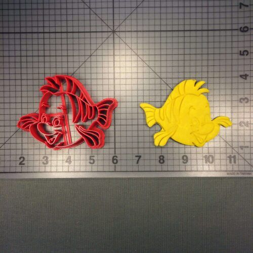 Little Mermaid Flounder 101 Cookie Cutter (Cartoon Character 409 Cookie Cutter)