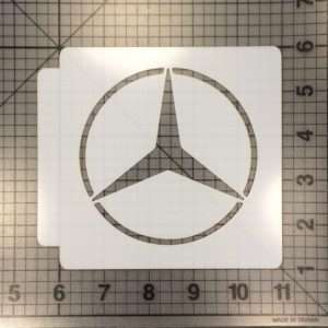 Mercedes Logo Stencil 100 (Automotive Logo Stencil 100)