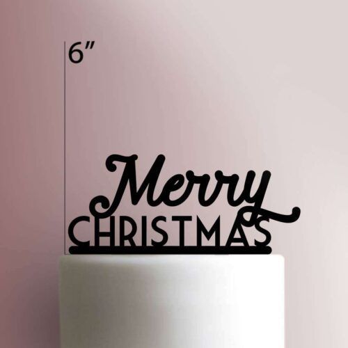 Merry Christmas Cake Topper 100