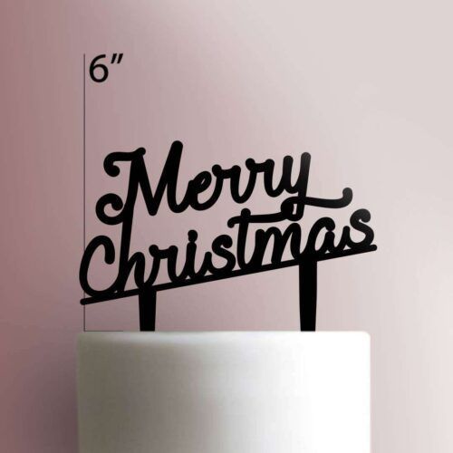 Merry Christmas Cake Topper 101