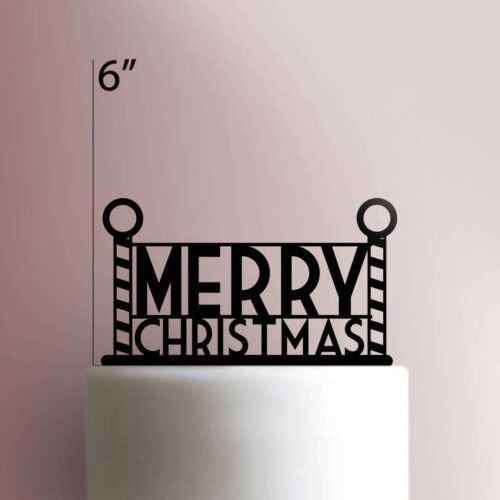 Merry Christmas Cake Topper 102