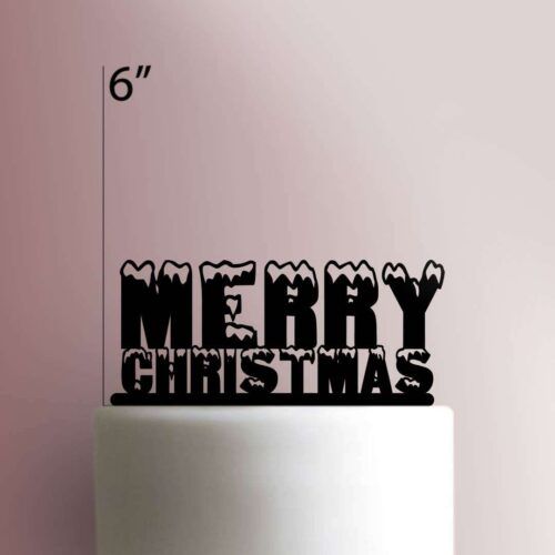 Merry Christmas Cake Topper 104