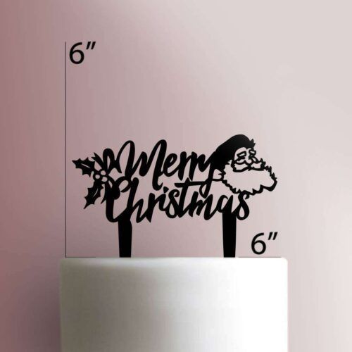 Merry Christmas Cake Topper 107
