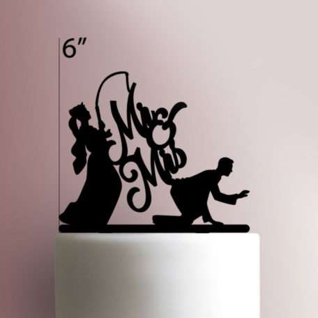 Mr and Mrs Cake Topper 110