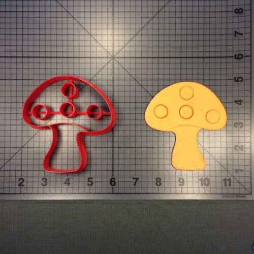 Mushroom 103 Cookie Cutter