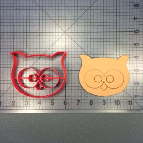 Owl Face 101 Cookie Cutter