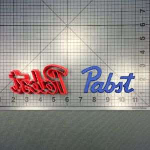 Pabst Word Logo 100 Cookie Cutter