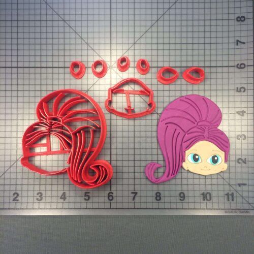 Shimmer and Shine- Shimmer 100 Cookie Cutter Set (Cartoon Character 406 Cookie Cutter)