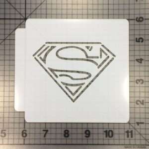 Superman Logo Stencil 100