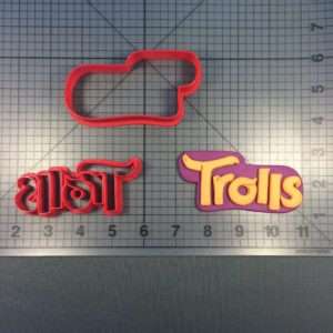 Trolls Logo 101 Cookie Cutter Set (Movie Logo 110 Cookie Cutter Set)