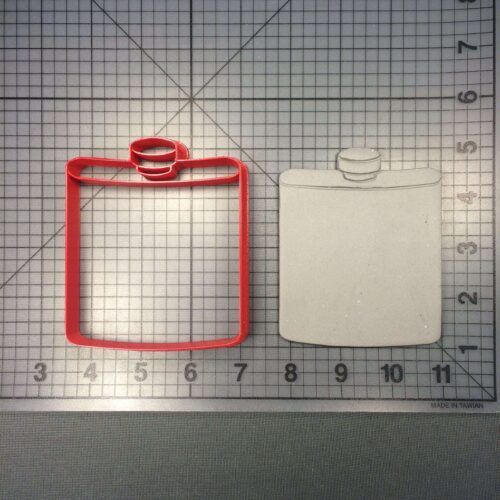 Whiskey Flask 100 Cookie Cutter