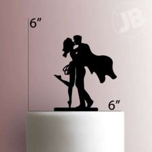Wonder Woman and Superman 100 Cake Topper