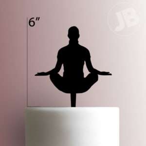 Yoga Cake Topper 100