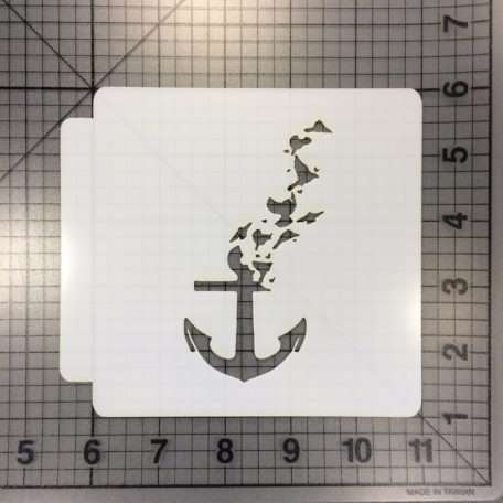 Anchor of a Feather Stencil 100