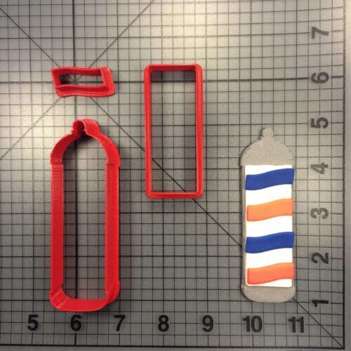 Barber Pole 100 Cookie Cutter Set