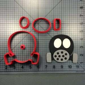 Gas Mask 100 Cookie Cutter Set