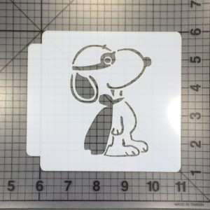 Halloween Snoopy Stencil 100