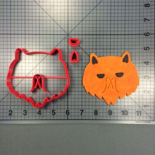 Cat Head 266-E263 Cookie Cutter Set