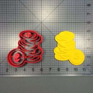 Coin Money Stack 100 Cookie Cutter
