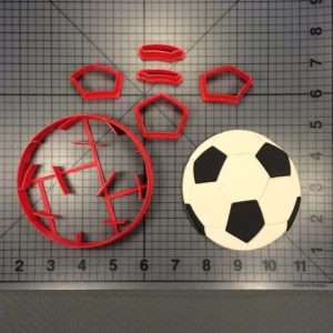 Soccer Ball 266-B563 Cookie Cutter Set.