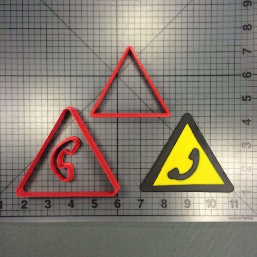 Warning Sign 100 Cookie Cutter Set