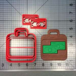 Money Suitcase 100 Cookie Cutter Set