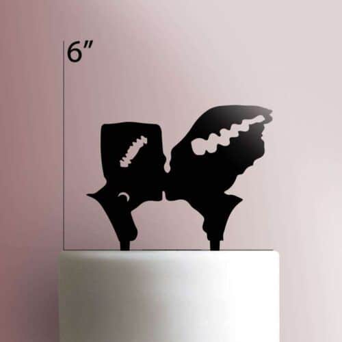 Mr Mrs Frankenstein Cake Topper 100