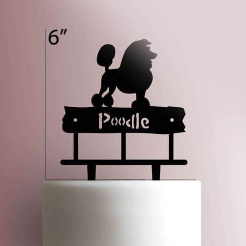 Poodle Cake Topper 100