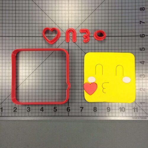 Square Emoji 108 Cookie Cutter Set