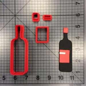 Wine Bottle 102 Cookie Cutter Set