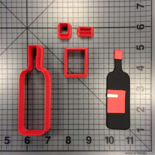 Wine Bottle 102 Cookie Cutter Set