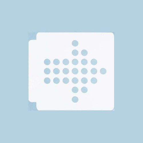Arrow Dot Stencil 100