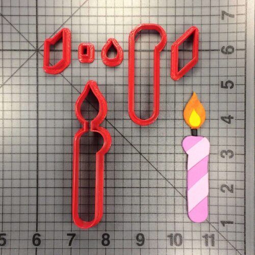 Candle Number 1 100 Cookie Cutter Set