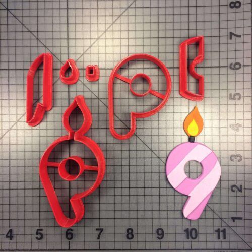 Candle Number 9 100 Cookie Cutter Set