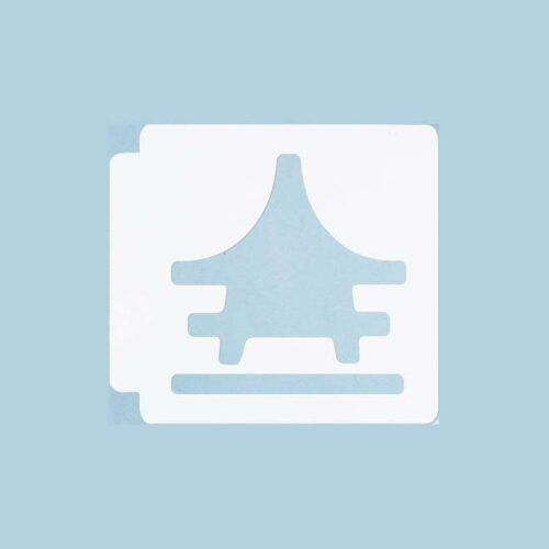 Chinese Building Stencil 100