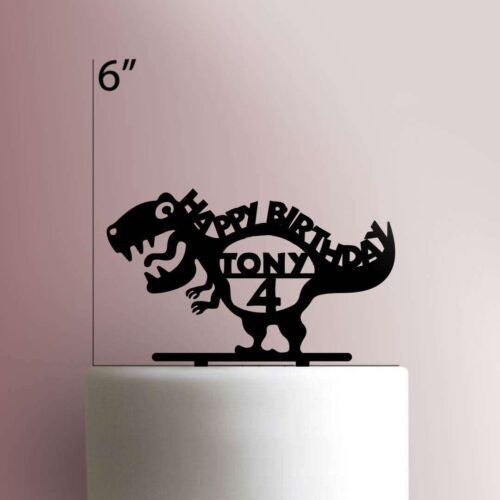 Custom Dinosaur Happy Birthday Cake Topper 225-004