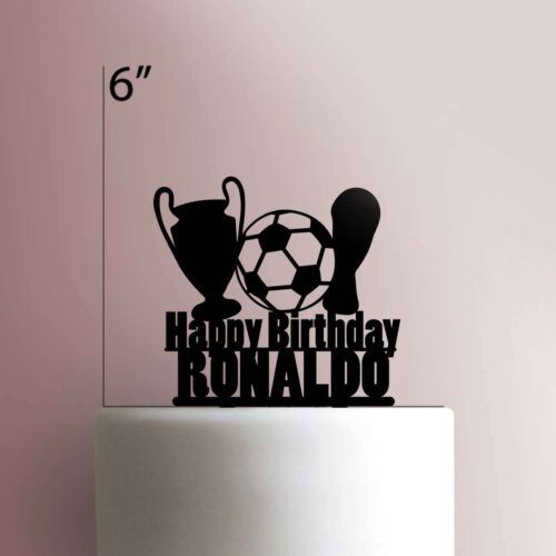 Custom Soccer Happy Birthday 225-002 Cake Topper