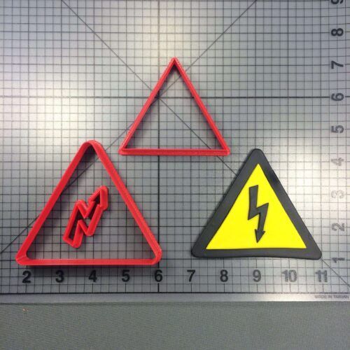 Warning Sign 103 Cookie Cutter Set