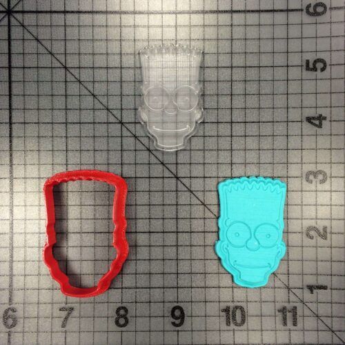 Bart Simpson 100 Cookie Cutter and Stamp (Embossed)