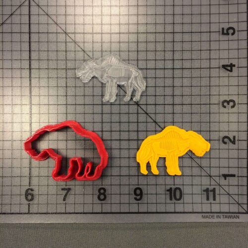 Dinosaur Bones 227-004 Cookie Cutter and Stamp Embossed (2)