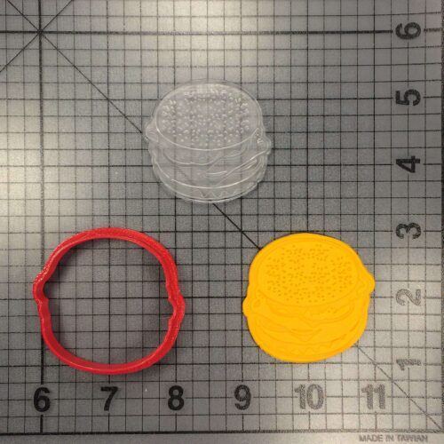 JB_ Hamburger 227-018 Cookie Cutter and Stamp Embossed (1)