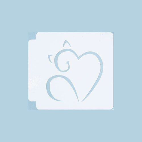 Cat Heart 783-197 Stencil