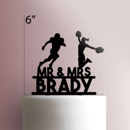 Custom Sport Wedding 225-051 Cake Topper
