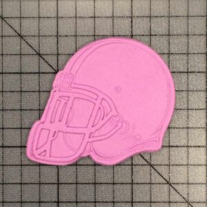Football Helmet 100 Cookie Cutter and Acrylic Stamp