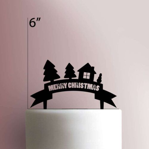Merry Christmas 225-032 Cake Topper