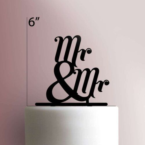 Mr and Mr 225-057 Cake Topper