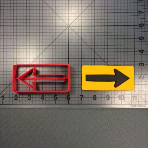 Traffic Arrow Sign 266-155 Cookie Cutter