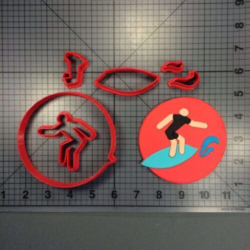 Surfer 266-087 Cookie Cutter Set