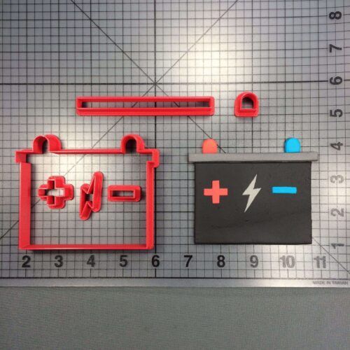 Car Battery 266-242 Cookie Cutter Set