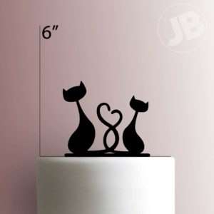 Cats Intertwined 225-084 Cake Topper
